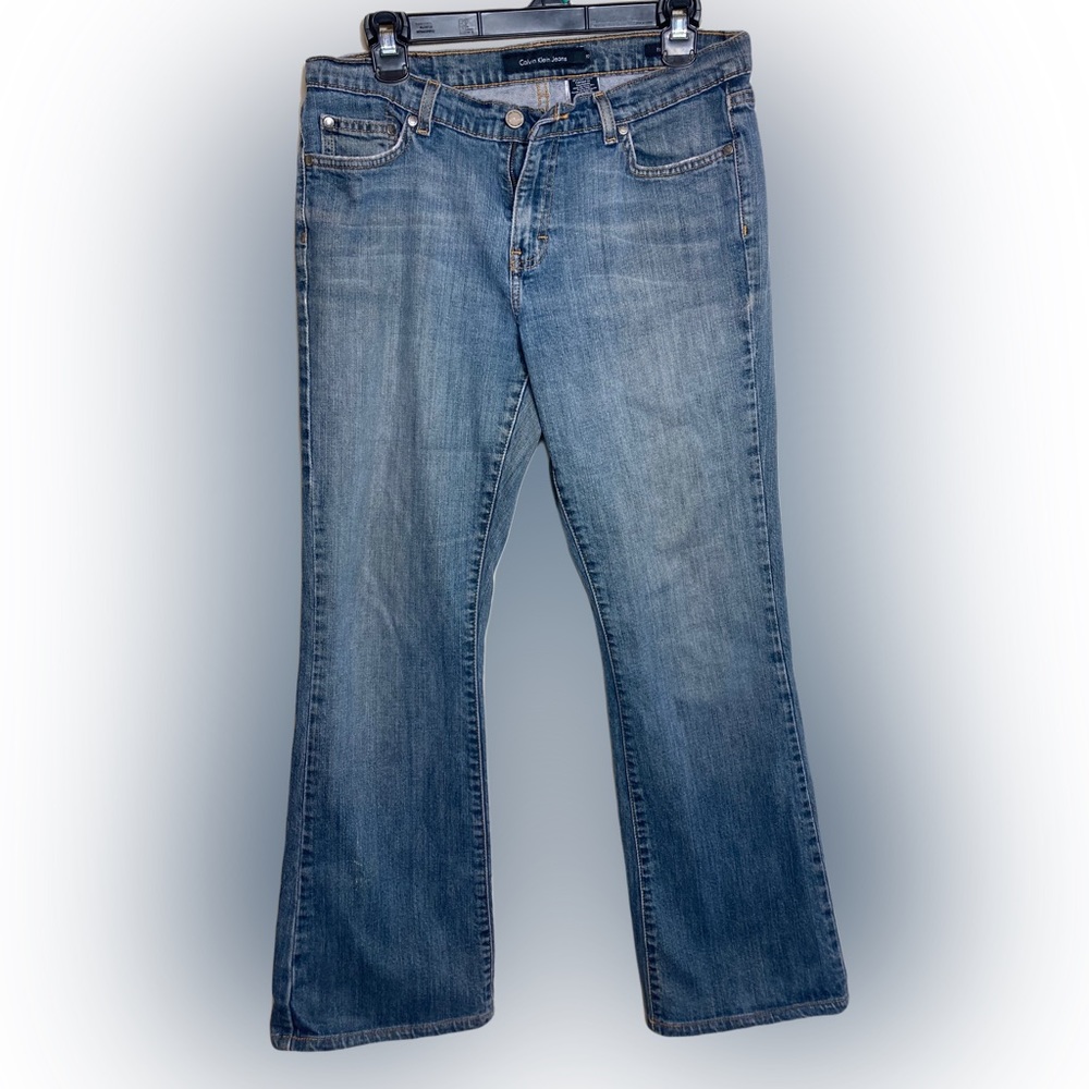 Calvin Klein Flare Denim Jeans Size 10